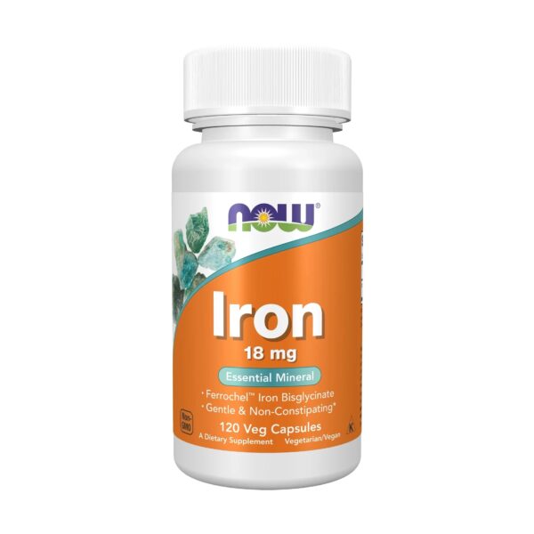 Now Iron 18mg. 120 tabs