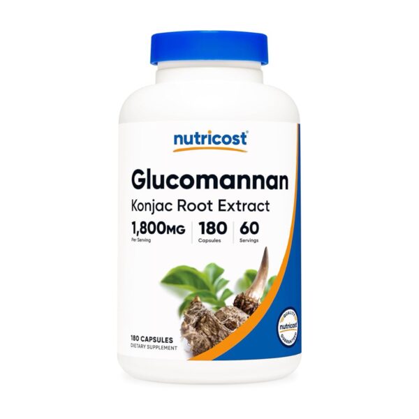 Nutricost GLYCOMANAN (180 capsules)