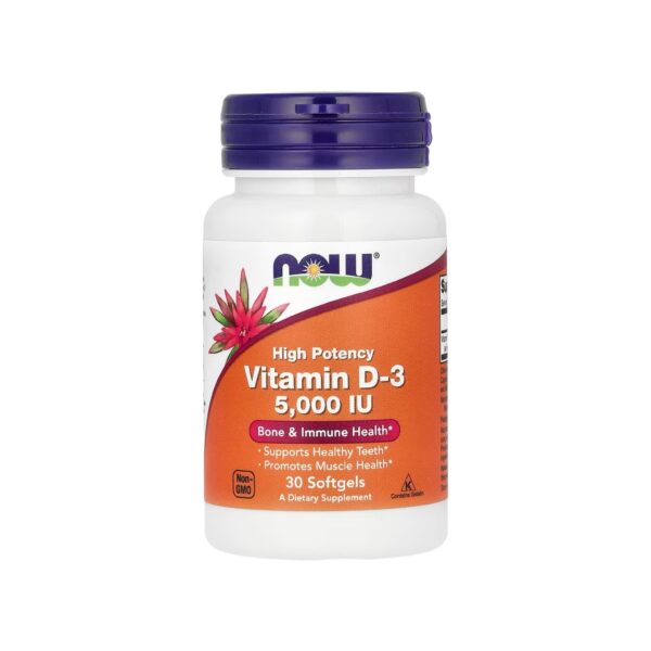 Now vitamin D 3 (5000IU)