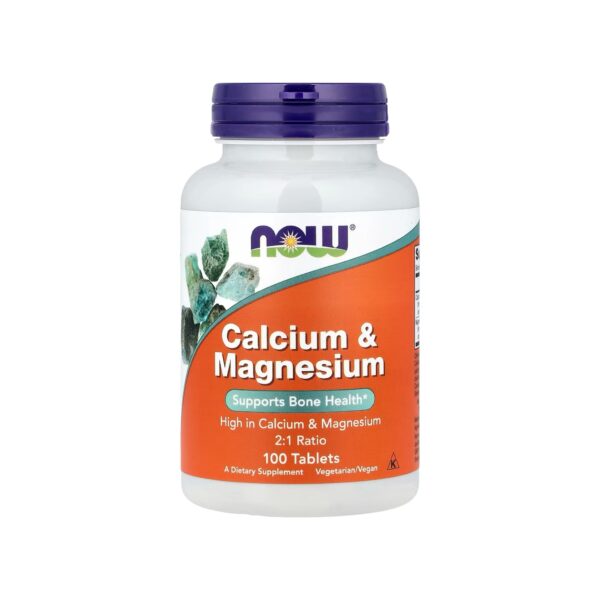 Now calcium & magnesium (100 tablets)