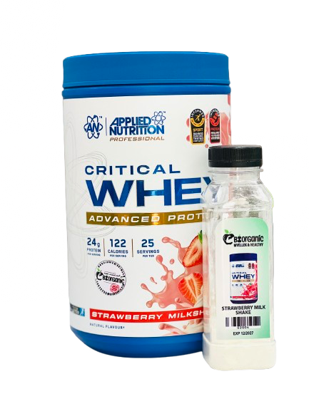 جرعة واحدة من AN critical whey لتجربة الطعم