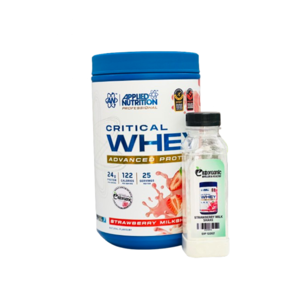 جرعة واحدة من AN critical whey لتجربة الطعم